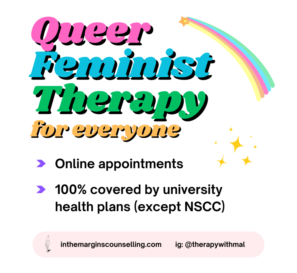 Queer feminist therapy for everyone information sheet.